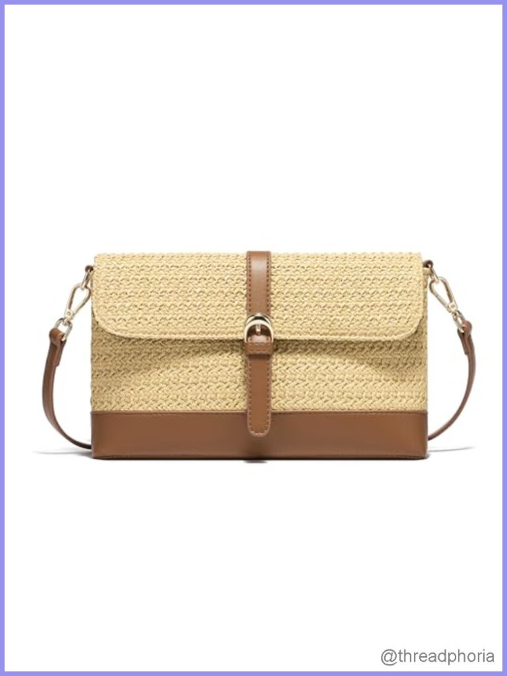 Straw Shoulder Bag Women Raffia Woven Summer Beach Vacation Purse